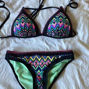 Target Aztec push up bathing suit size M